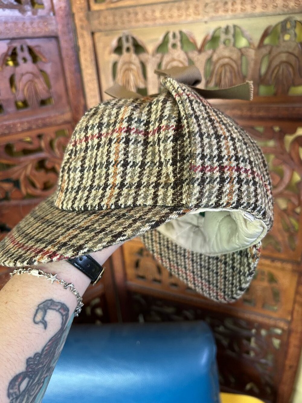 Sherlock Holmes Hat -- Deerstalker